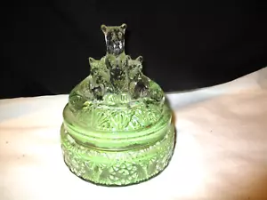 My Pet Scottish Terrier Vintage Powder Jar - Picture 1 of 6