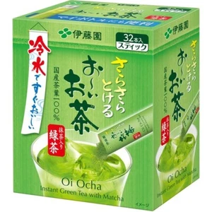 Itoen Oi Ocha Green Tea with Matcha Stick powder 32 sticks from Japan - Picture 1 of 3
