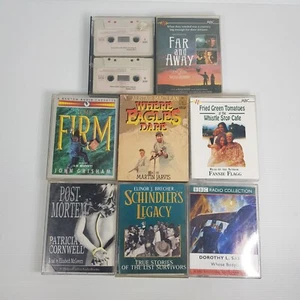 Selection Of Assorted Audio Books On Cassette Tape, 8 Double Cassette Books.... - Picture 1 of 18