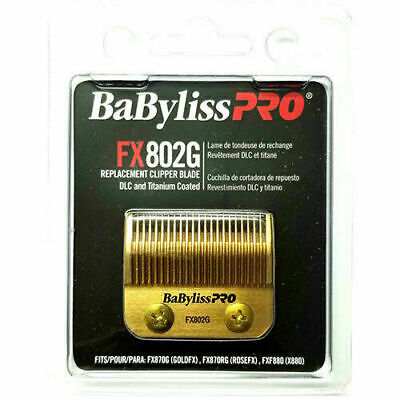 BaByliss PRO FX802G Barberology Replacement DLC/Titanium Blade - Gold • 35.69€