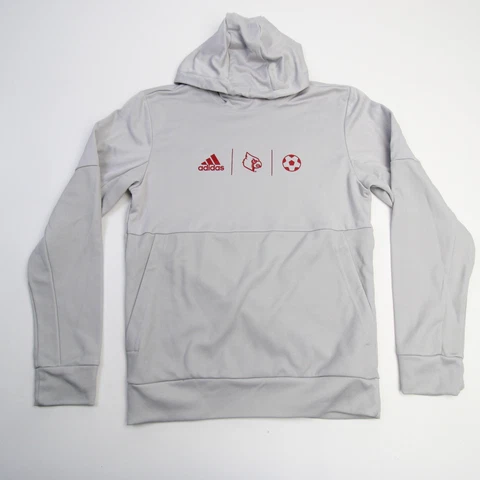 Louisville Cardinals adidas Aeroready Sweatshirt Men's Gray New Cover