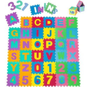 86 pcs Large Alphabet Floor Play Mat Baby Kids Soft EVA Foam Jigsaw Puzzle new - Picture 1 of 8