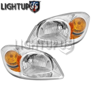 Left Right Pair w/o Bracket Headlights for 2005-2010 CHEVROLET COBALT PONTIAC G5 - Picture 1 of 2