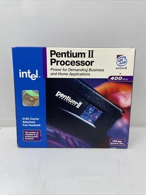 New Intel Pentium II 400 400MHz Processor BX80523U400512ESL3D5 Vintage Rare 1999 - Image 1 of 4