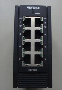 1Pcs Keyence 8-Port Ethernet Switch NE-V08 qx - Picture 1 of 2