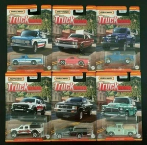 Matchbox Themed Truck Diecast Series 6 Vehicles Nissan Ford Chevy GMC #7 - #12 - Picture 1 of 12