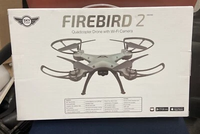 Firebird 2 Quadcopter Drone Wi-Fi Camera, Remote Control, Phone Holder DRW34 0MG - Image 1 of 3