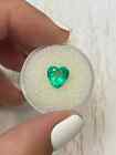 2.20 Carat Yellowish Green Natural Loose Colombian Emerald-Heart Cut Unset