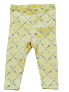 NEW Vintage 2001 Gymboree Well Mannered Floral Leggings Size 3-6 mo NWT