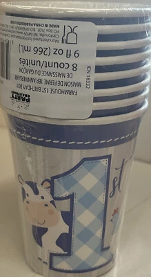 Farmhouse Birthday Boy Hot/cold Cups 9oz - Image 1 of 2