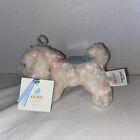 Gund Baby Auggie Doggie Plush Doll Rattle Infant Toys Babies Play Polka Dot Bow 