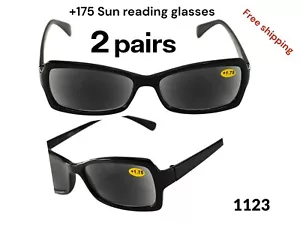 +175 Anti Reflective Tinted Lens UV Protect Sun Reader Reading Glasses 1123 - Picture 1 of 1