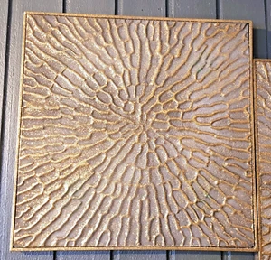 Wandbild Metall gold/antrazit - Bild 1 von 3