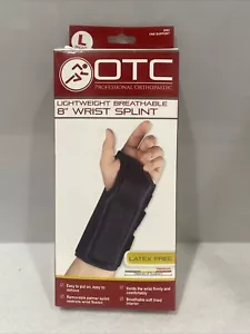 OTC Wrist Splint, 8-Inch Adult, Lightweight Breathable, Large (Right Hand) - Picture 1 of 3