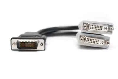 DMS-59 Stecker auf 2 x DVI Buchse 24+5  Converter Splitter Y Adapter Kabel - Bild 1 von 2