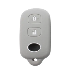 1x Gray Remote Key Fob Cover Case Fit for Toyota Camry Corolla RAV4 Tacoma New - Picture 1 of 4