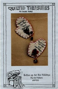 Kit de pasadores de guante con botones para las vacaciones de Quilted Treasures BP155 - Imagen 1 de 2