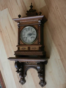 Gründerzeit Tisch/Wanduhr LFS Ende 19 Jh. - Bild 1 von 12