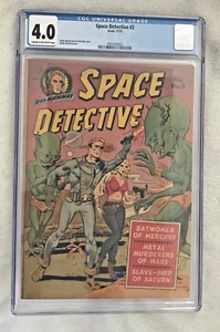 Space Detective #2 (1951) Avon / Wood CGC 4.0 - Picture 1 of 2