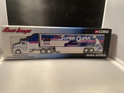 Corgi Race Images Larry Morgan Castrol Super Clean Transporter NHRA 1:64 Scale  - Image 1 of 4
