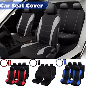 For Chevrolet Full Set Car Seat Cover Protector Cloth Front Rear Cushion 11PCS - Picture 1 of 23