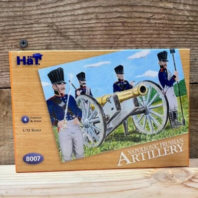 HaT, наполеоновская прусская артиллерия, 8007, масштаб 1:72, модель фигурки набор, новый в коробке - Изображение 1 из 4