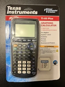Texas Instruments TI-83 Plus Graphing Calculator Brand New Sealed - Picture 1 of 2