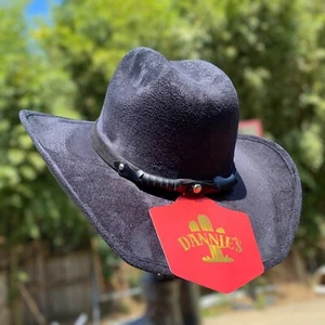 Kids Black Cowboy Hat. Toddler Western Hat For Boys And Girls. Sombrero Kids. - Picture 1 of 6