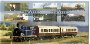 Locomotives 2004 6v Gran Bretaña Covercraft Illus. FDC BO'NESS PMKS EN MUY BUENA CONDICIÓN - Imagen 1 de 1