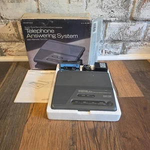 Vintage New Radio Shack Duofone TAD-412-Dual Cassette Telephone Answering 43-399 - Zdjęcie 1 z 5