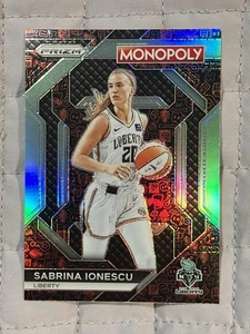 Sabrina Ionescu 2024 Panini Prizm Monopoly WNBA Classic Icons Red #WNBA18 - Bild 1 von 2