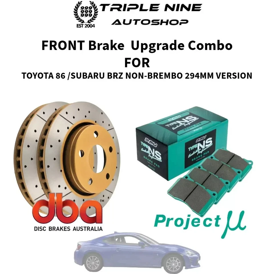 Kit de actualización de freno delantero DBA X PMU para Toyota 86 (ZN6) / Subaru BR (ZC6) 294 MM Foto 1 de 1