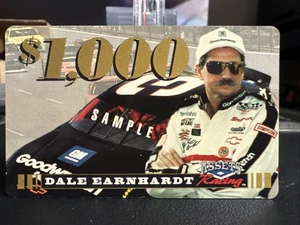1995 Finish Line Assets Dale Earnhardt Sr.  $1000 Sample Phone Card Promo  (AH) - Picture 1 of 8
