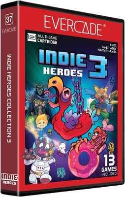 Evercade Indie Heroes Collection 3 Cartridge 37 - Brand New