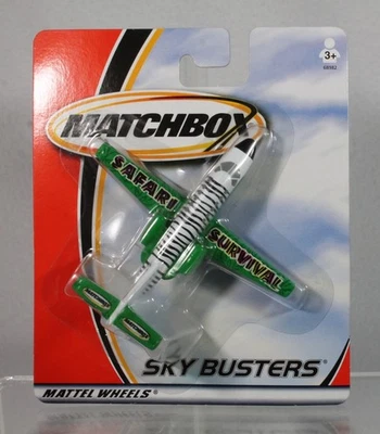 2001 Matchbox SKY BUSTERS Safari Survival Cessna Citation Jet/Plane - New! - Image 1 of 4