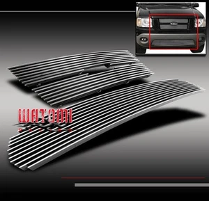 01-05 FORD EXPLORER SPORT TRAC SUPERIOR + PARACHOQUES REJILLA BILLET COMBO 3 PIEZAS 02 03 04 - Imagen 1 de 2