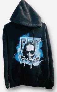 Pop Smoke King Of New York Black Hoodie Rapper Hip Hop Sweatshirt/Merch Sz XL - Picture 1 of 5