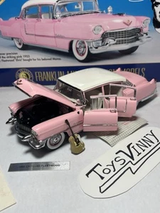 Elvis Presley's 1955 Pink Cadillac Franklin Mint 1/24 Scale Die Cast Please Read - Picture 1 of 7