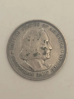 1893 Columbian Half Dollar  - Image 1 of 4