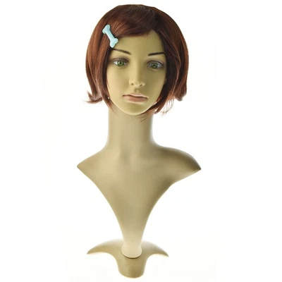 Pelucas oblicuas oblicuas cortas lactas onduladas cabello sexy dama sintética fiesta completa bob Foto 1 de 4