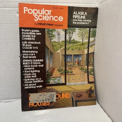 1977 Popular Science Alaska Pipeline Underground Houses Mini Muscle Cars - Image 1 of 4