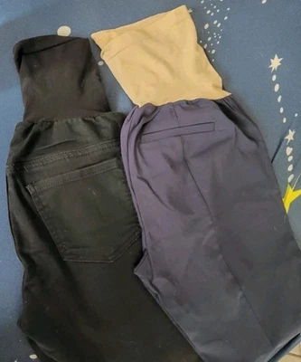 Motherhood Maternity Pants Womens Size Small Black Stretch - Image 1 of 4