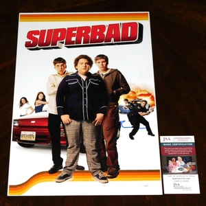 SETH ROGEN "OFFICER MICHAELS" SIGNED SUPERBAD 12X18 POSTER JSA COA!!! - Picture 1 of 1