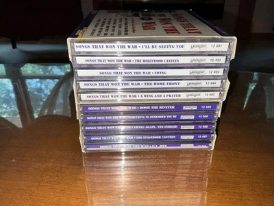 Vintage Songs That Won The War Vol 1 & 2 10 CD Set WWII Big Band Jazz LaserLight - Image 1 of 4