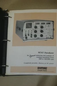 Dymac M747 Dynalyzer Operating Operator's Users Guide Service Technical Manual - Picture 1 of 1