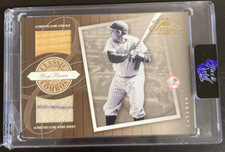 Yogi Berra 2001 Donruss Classic Combos #CC-15 Game Used Bat and Game Worn Jersey