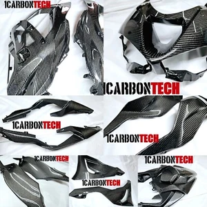 2024-2026 KAWASAKI ZX-6R ZX-636 REAL CARBON FIBER FULL BODY KIT FAIRING 22 PIECE - Picture 1 of 21