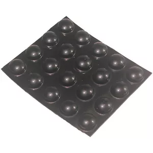 20 Large Black Round Locator Bumps - Help people with Low Vision or the Blind - Picture 1 of 9
