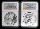 2013-W EAGLE S$1 REVERSE PROOF NGC PF 69 & SP 69 ENHANCED FINISH EARLY RELEASE