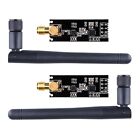 2Pcs Wide Coverage Wireless Transceiver Module With Antenna 800+ Meter Range